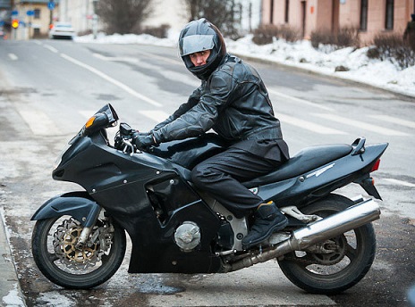 Езда на мотоцикле в холодное время года