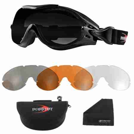 фото 2 Кросові маски і окуляри Окуляри Bobster Phoenix OTG Interchangeable, 3 Lenses Set