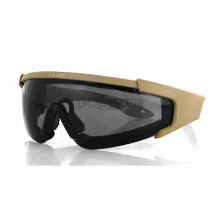 фото 1 Кроссовые маски и очки Очки защитные Bobster Prowler Military Ballistic, Tan Frame, Smoked Lens