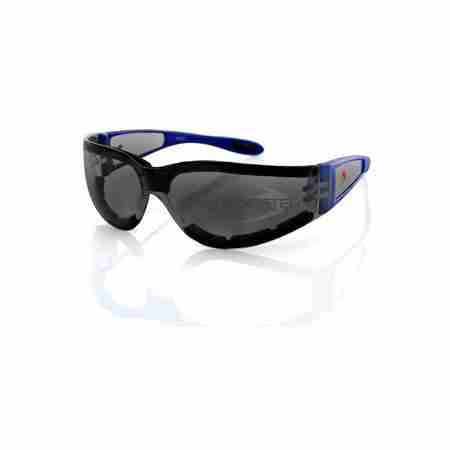 фото 1 Кросові маски і окуляри Окуляри Bobster SHIELD II Blue Frame, Smoked Lens