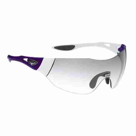 фото 1 Кросові маски і окуляри Спортивні окуляри Uvex Track 2 Pro Lilac White-Litemirror smoke degradé