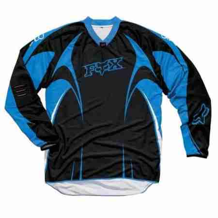фото 1 Кроссовая одежда Кроссовая футболка (джерси) FOX SFX Black-Blue S