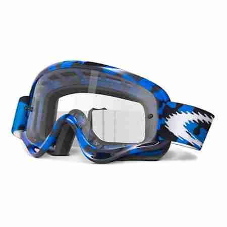 фото 1 Кроссовые маски и очки Очки OAKLEY O FRAME MX Blue Puzzled/Clear