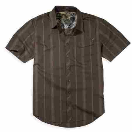 фото 1 Футболки, рубашки, толстовки Рубашка Fox Monument s/s Woven Dark Brown M