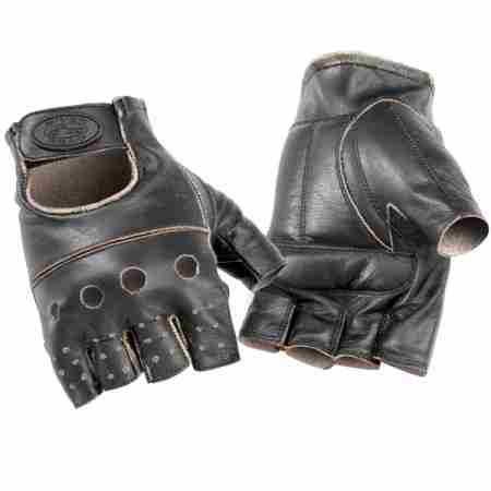 фото 1 Моторукавички Рукавички River Road Buster Vintage Shorty Leather Gloves Brown M