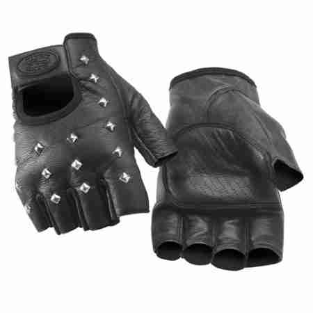фото 1 Моторукавички Рукавички River Road Vegas Shorty Leather Gloves Black 2XL