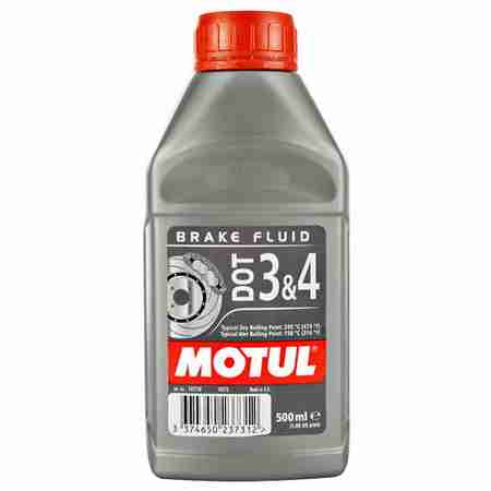фото 1 Моторные масла и химия Тормозная жидкость Motul DOT 3&4 500 ml