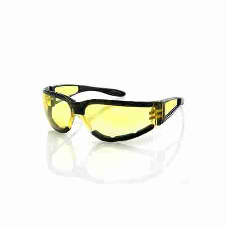 фото 1 Кроссовые маски и очки Очки Bobster SHIELD II Sunglass, Black Frame, Yellow Lens