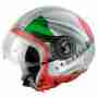 фото 1 Мотошлемы Мотошлем Nitro X548-AV Italy White-Green-Red XS
