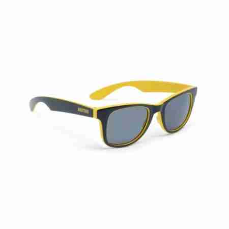 фото 1 Кроссовые маски и очки Очки Bertoni Black-Yellow 46 / Smoke Blue Mirror Lens