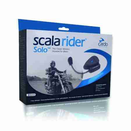фото 1 Мотогарнитуры и переговорные устройства Переговорное Bluetooth устройство Cardo Scala Rider Solo