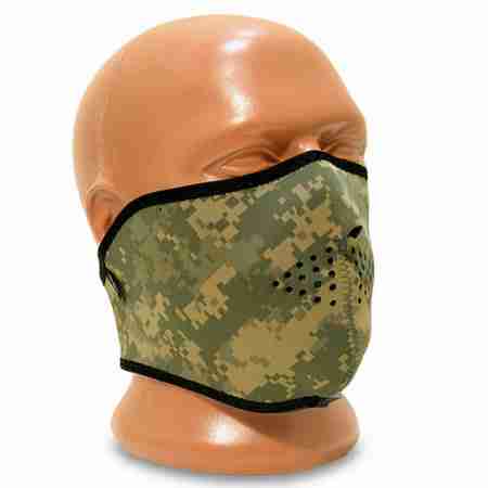 фото 1 Маски лицевые Полулицевая мотомаска Zan Headgear Digital ACU Camouflage