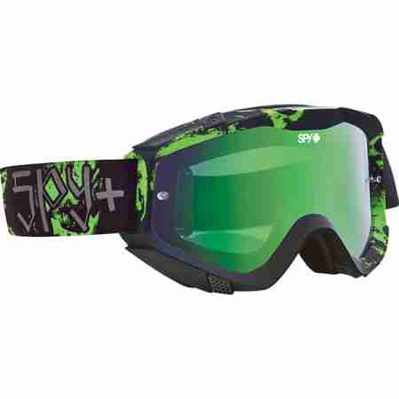 фото 1 Кроссовые маски и очки Очки SPY+ Klutch Reaper - Smoke W/ Green Spectra