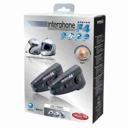 фото 2 Мотогарнитуры и переговорные устройства Гарнитура Interphone F4 Twin Pack