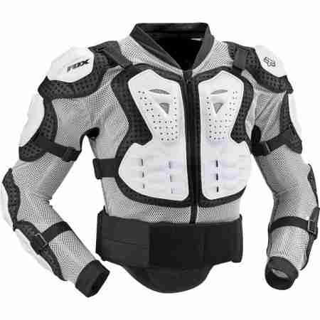 фото 1 Моточерепахи Захист тіла Fox Titan Sport Jacket White M