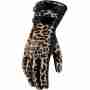 фото 1 Мотоперчатки Мотоперчатки женские Icon Catwalk Leopard Black-Brown XS