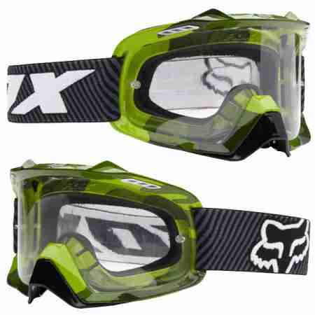 фото 2 Кросові маски і окуляри Мотоокуляри Fox Airspc Camo-Clear
