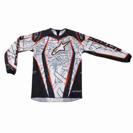 фото 1 Кроссовая одежда Кроссовая футболка (джерси) Alpinestars Charger (3761211) Black-Orange XL