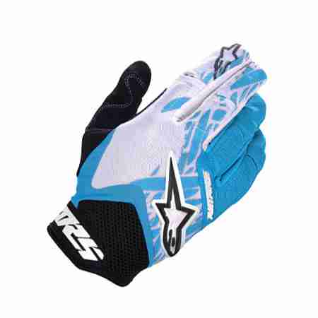 фото 1 Мотоперчатки Мотоперчатки Alpinestars Racer Black-Blue-White L