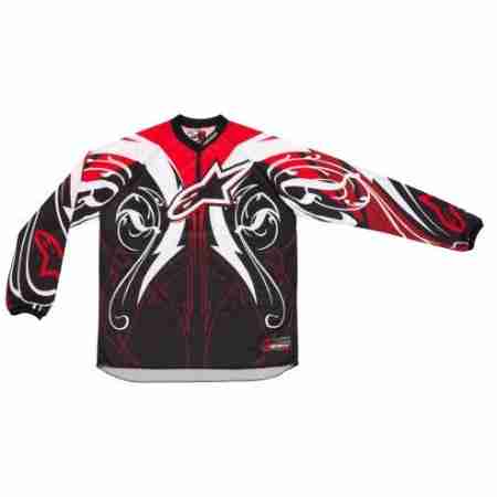 фото 1 Кроссовая одежда Кроссовая футболка (джерси) Alpinestars Charger Crusader Black-White-Red XL
