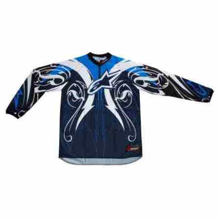фото 1 Кросовий одяг Кросова футболка Alpinestars Charger Crusader Black-Blue-White 2XL