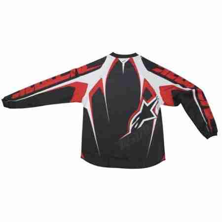 фото 2 Кросовий одяг Кросова футболка дитяча  Alpinestars Youth Racer Black-Red-White L