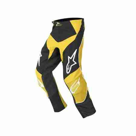 фото 1 Кроссовая одежда Мотоштаны детские Alpinestars Racer Black-Yellow 24