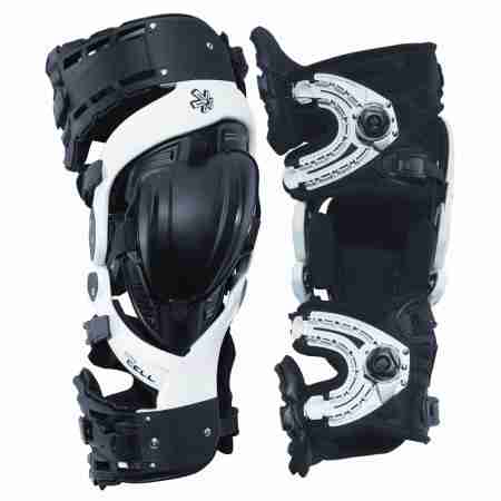 фото 1 Мотонаколінники Мотонаколінники Asterisk Ultra Cell-Knee Protection System-Pair Black-White S