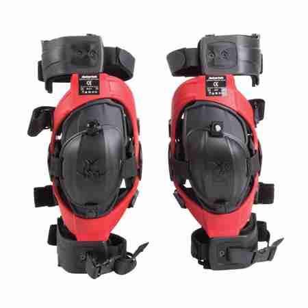 фото 1 Мотонаколенники Мотонаколенники Asterisk Germ Knee Protection System (Youth)-Pair Black-Red S/M