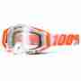 фото 1 Кроссовые маски и очки Мотоочки 100% Racecraft Moto Goggle Mandarina - Clear Lens