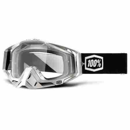 фото 1 Кроссовые маски и очки Мотоочки 100% Racecraft Moto Goggle Terminator - Clear Lens
