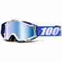 фото 1 Кроссовые маски и очки Мотоочки 100% Racecraft Goggle Cobalt Blue - Mirror Blue Lens