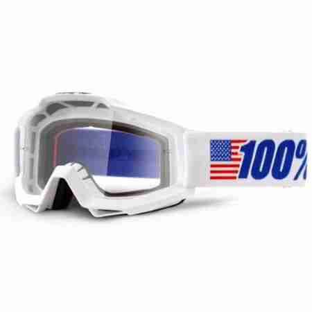 фото 1 Кросові маски і окуляри Мотоокуляри 100% Accuri Goggle ‘Merica - Clear Lens