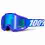 фото 1 Кроссовые маски и очки Мотоочки 100% Accuri Moto Goggle Reflex Blue - Mirror Blue Lens