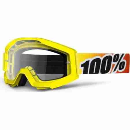 фото 1 Кросові маски і окуляри Мотоокуляри 100% Strata Moto Goggle Sunny Days - Clear Lens