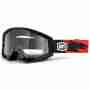 фото 1 Кросові маски і окуляри Мотоокуляри 100% Strata Moto Goggle Slash - Clear Lens