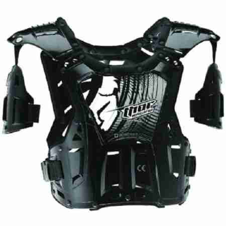 фото 1 Моточерепахи Захист тіла Thor S14 QUADRANT Black-White