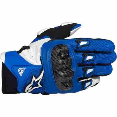 фото 1 Мотоперчатки Мотоперчатки Alpinestars SMX-2 Air Carbon Blue-White S