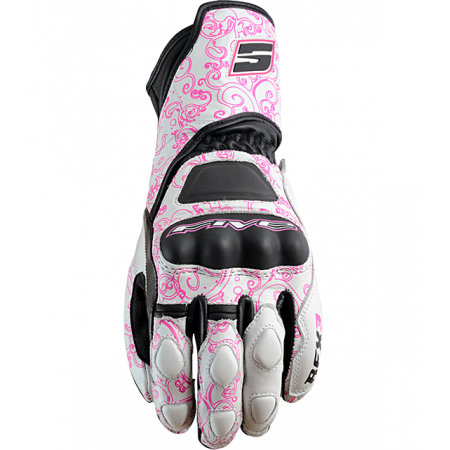 фото 1 Мотоперчатки Мотоперчатки женские FIVE RFX-3 White-Pink M