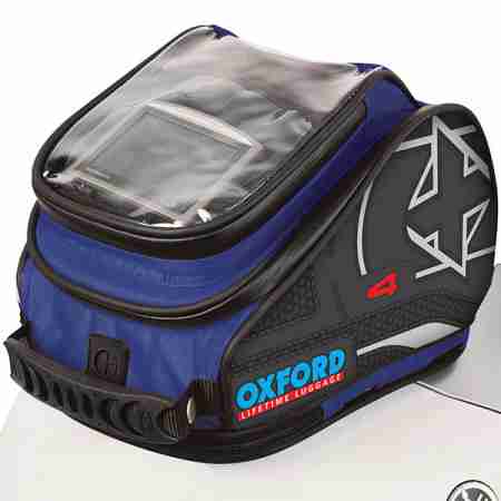 фото 1 Мотокофри, сумки для мотоциклів Сумка на бак Oxford X4 Blue