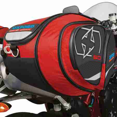 фото 2 Мотокофри, сумки для мотоциклів Сумка бічна Oxford X60 Red