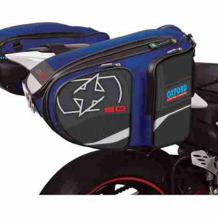 фото 1 Мотокофри, сумки для мотоциклів Сумка бічна Oxford X60 Blue