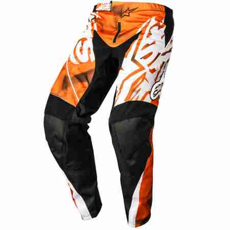фото 1 Кроссовая одежда Мотоштаны Alpinestars Racer Orange-Black L
