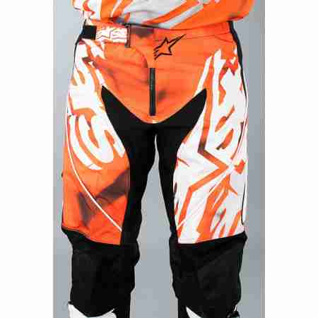 фото 4 Кроссовая одежда Мотоштаны Alpinestars Racer Orange-Black XL