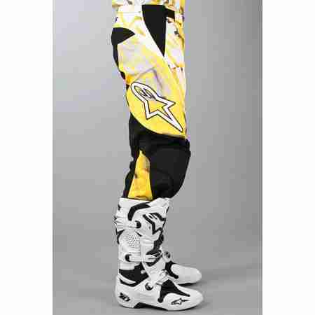 фото 4 Кросовий одяг Мотоштани Alpinestars Racer Yellow-Black M