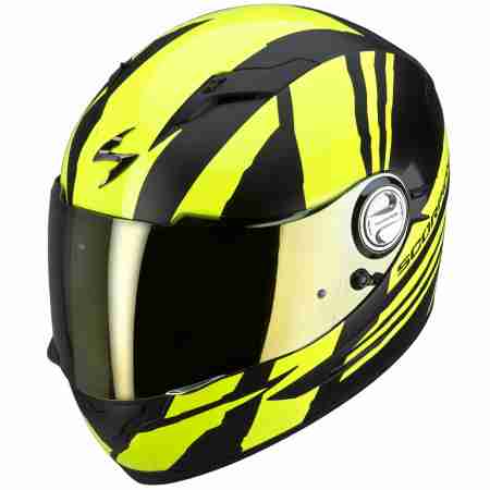 фото 1 Мотошлемы Мотошлем Scorpion EXO-500 AIR THUNDER Neon Yellow-Matt Black L