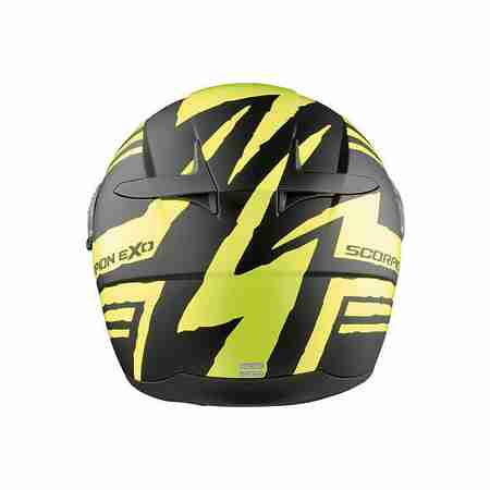 фото 4 Мотошлемы Мотошлем Scorpion EXO-500 AIR THUNDER Neon Yellow-Matt Black L