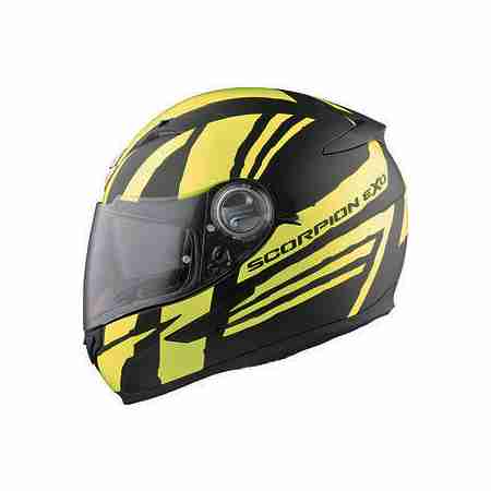 фото 2 Мотошлемы Мотошлем Scorpion EXO-500 AIR THUNDER Neon Yellow-Matt Black XL