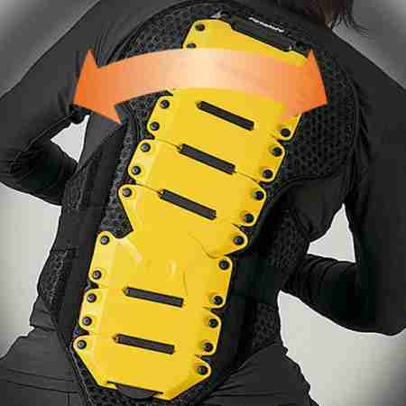 фото 5 Захисні вставки Мотозахист спини RS Taichi Flex Back Protector Yellow