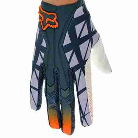 фото 2 Мотоперчатки Мотоперчатки Fox Flexair Given Grey-Orange S